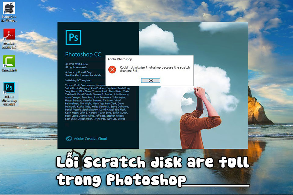 lỗi Scratch disk are full trong Photoshop