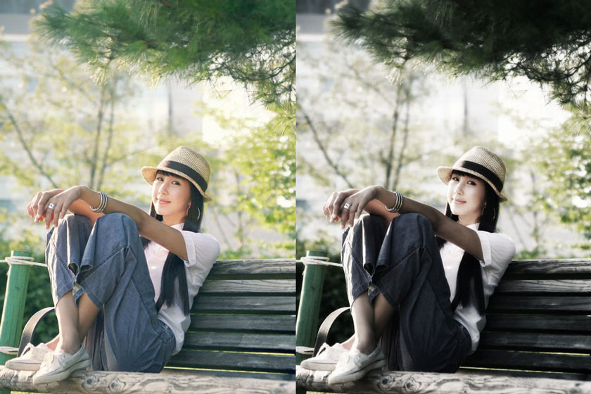 dùng photo filter blend màu