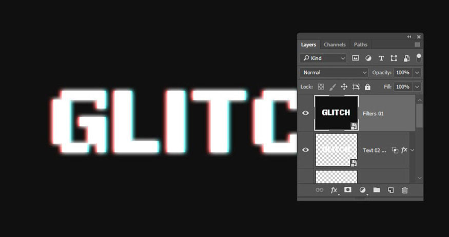 đặt tên là Filters 01 và nhấn các phím Alt+Ctrl+Shift+E
