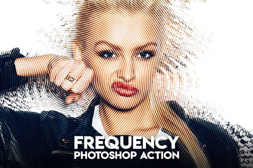 Hiệu ứng Frequency Photoshop Action