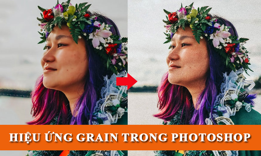 hiệu ứng Grain trong Photoshop