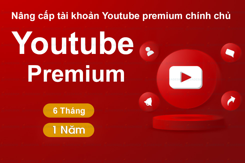 YouTube Premium Nâng cấp TK Chính Chủ
