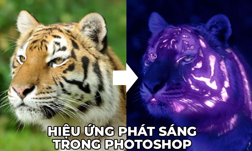 hiệu ứng phát sáng trong Photoshop