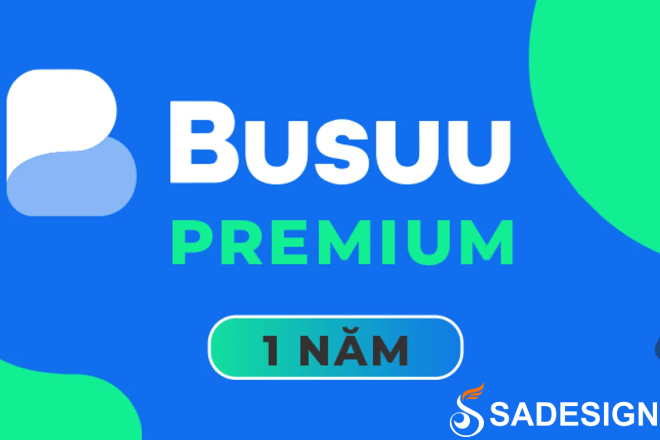 Nâng cấp Tài khoản Busuu Premium 12 tháng