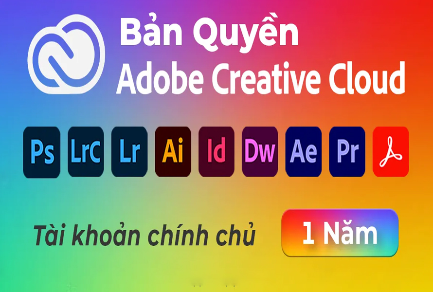 Ai nên dùng Adobe Bản Quyền Full Apps 80GB Cloud