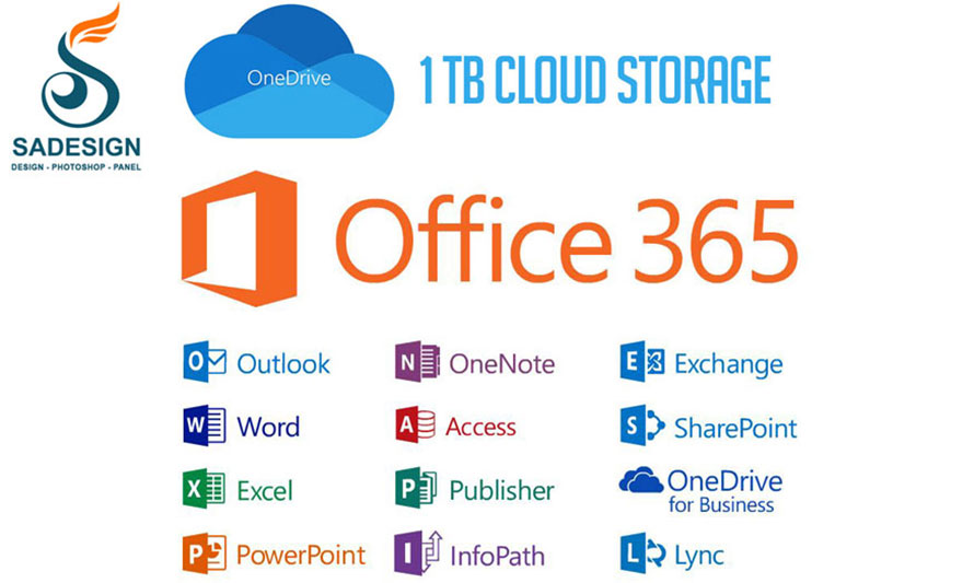 Thông tin tài khoản One Drive 1TB + Office 365 tại SaDesign