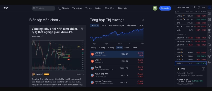 Ai nên mua tài khoản TradingView