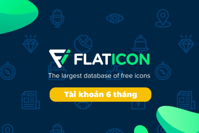 Tài khoản Flaticon Premium 6 tháng