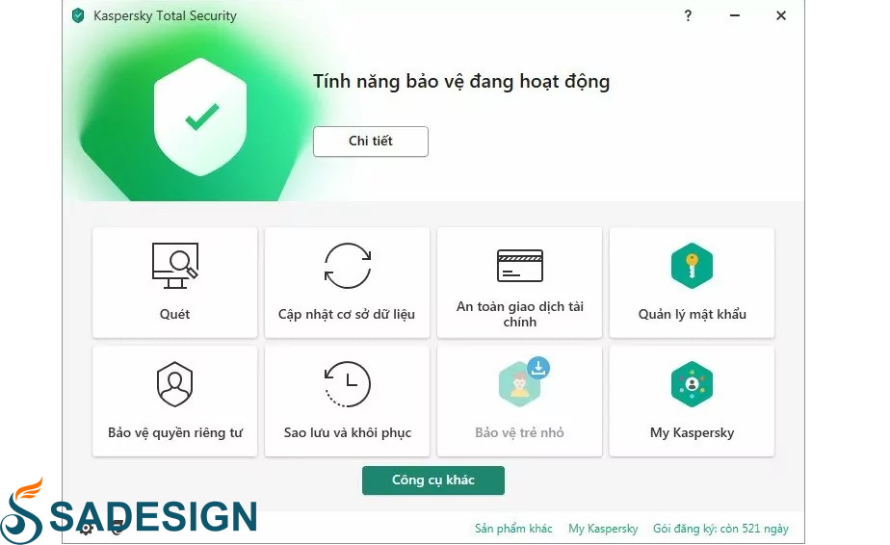 Tính năng nổi bật của Kaspersky Total Security