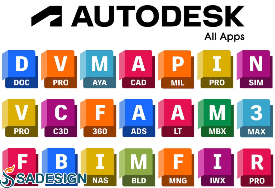 Autodesk All app gồm những sản phẩm nào