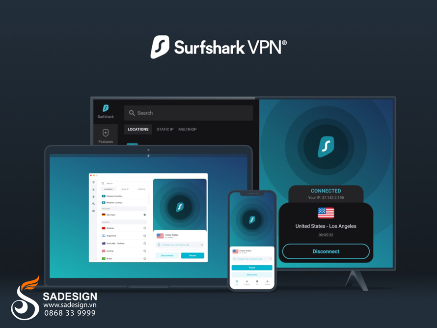 Tính năng Surfshark VPN