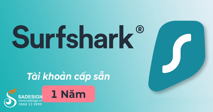 Hướng dẫn mua tài khoản Surfshark VPN Unlimited Device 12 tháng tại SaDesign