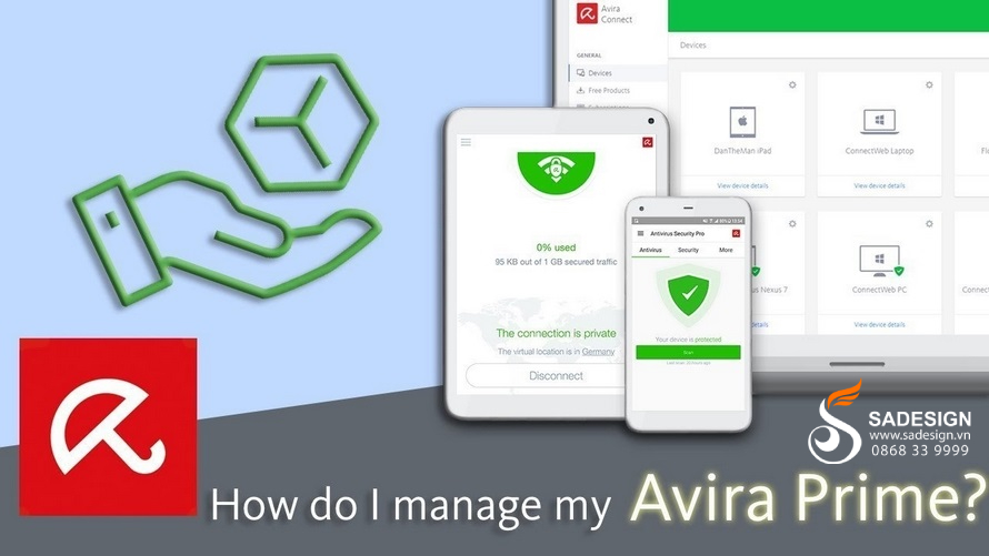 Tính năng Tài khoản Avira Prime