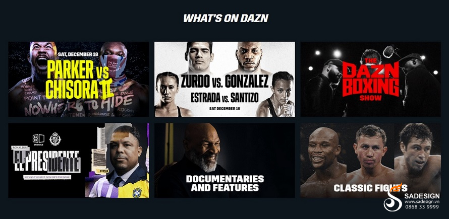 DAZN có gì nổi bật