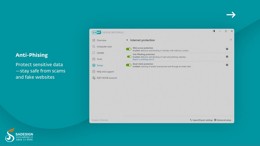 Tính năng ESET NOD32 Antivirus
