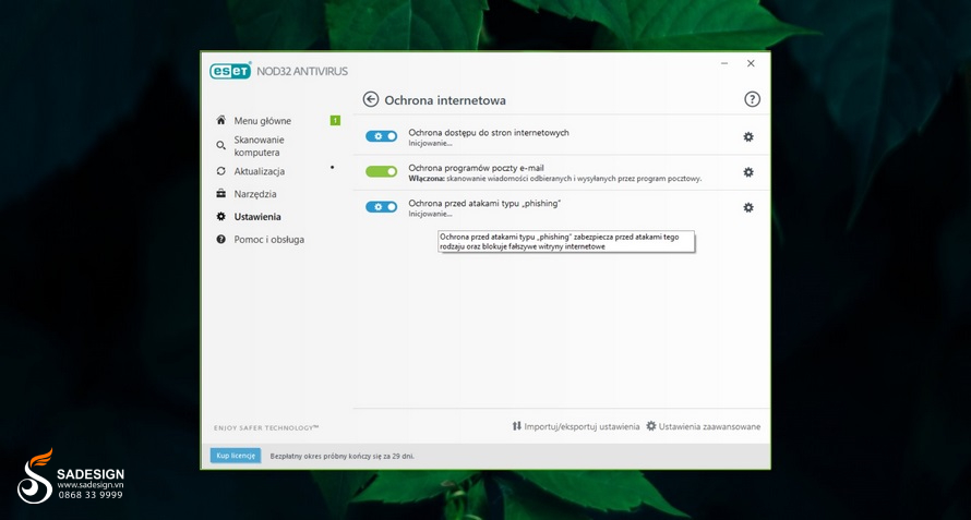 Hướng dẫn mua ESET NOD32 Antivirus tại SaDesign