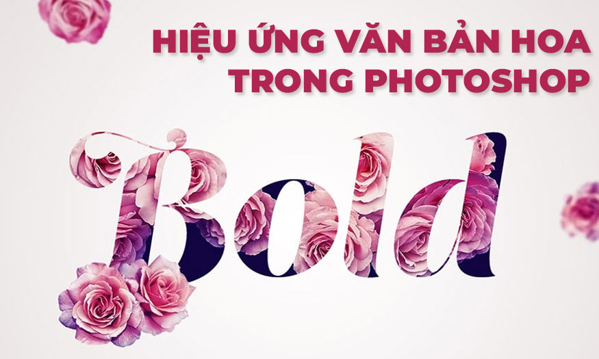 Tạo hiệu ứng văn bản hoa trong Photoshop cùng SaDesign