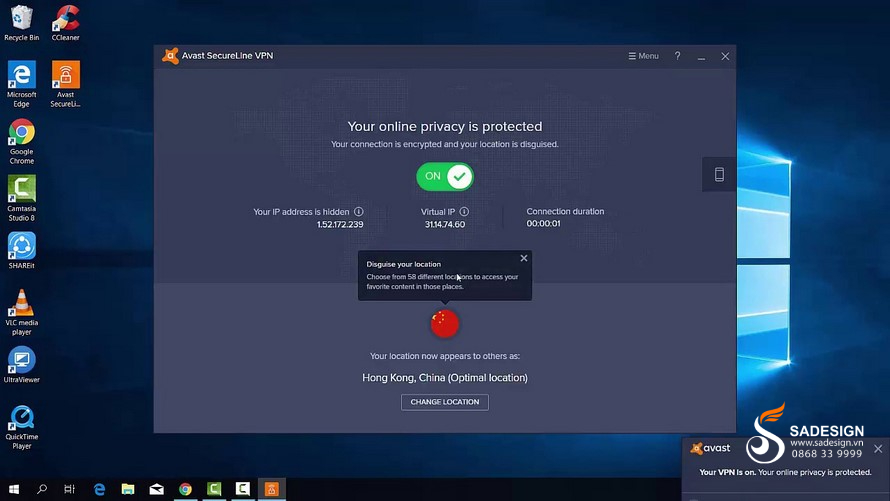 Avast SecureLine VPN là ứng dụng gì