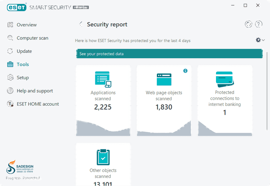 Hướng dẫn mua key ESET Smart Security Premium tại SaDesign