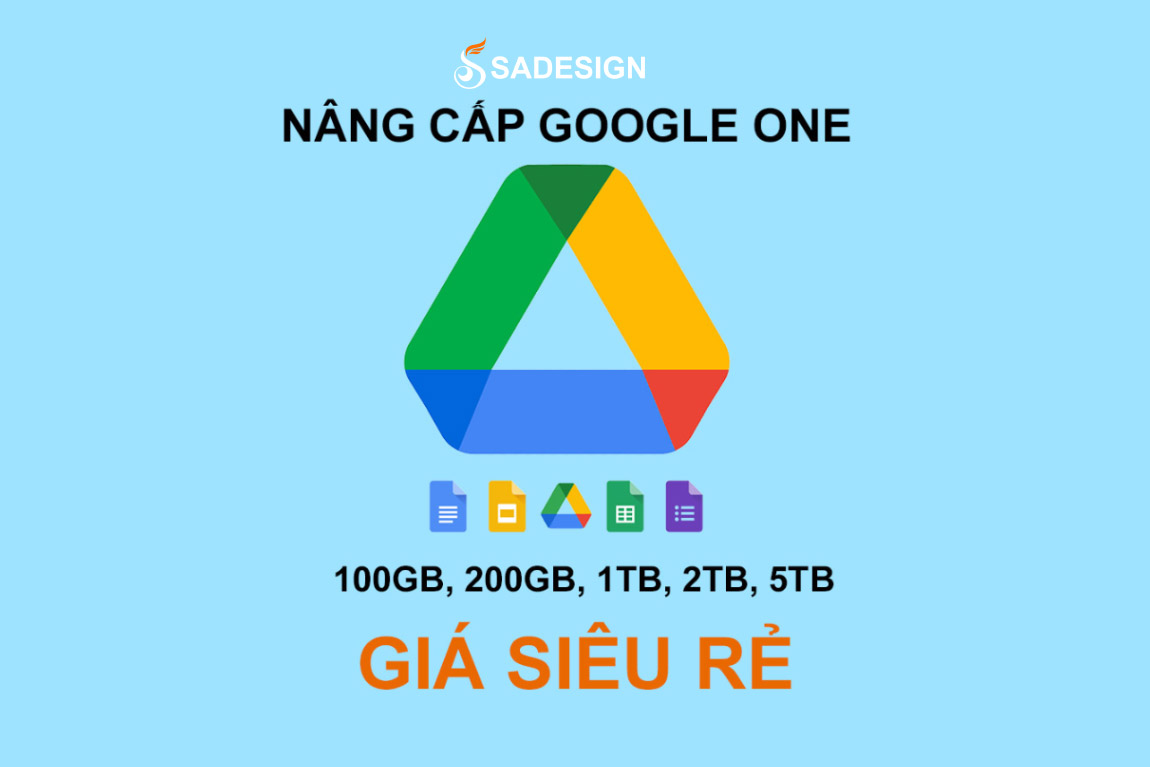 Google One là gì? Nâng cấp Google One 100GB, 200GB, 1TB, 2TB, 5TB Chính Chủ Giá Siêu Rẻ