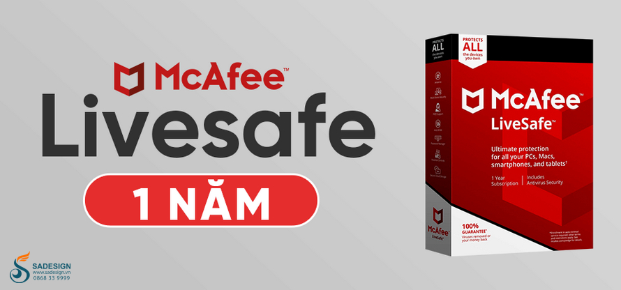 McAfee LiveSafe là phần mềm gì