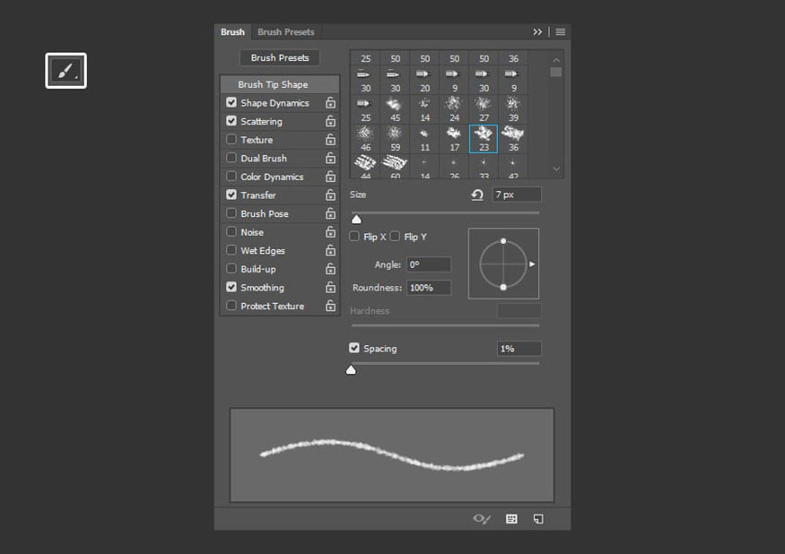 Brush Tip Shape