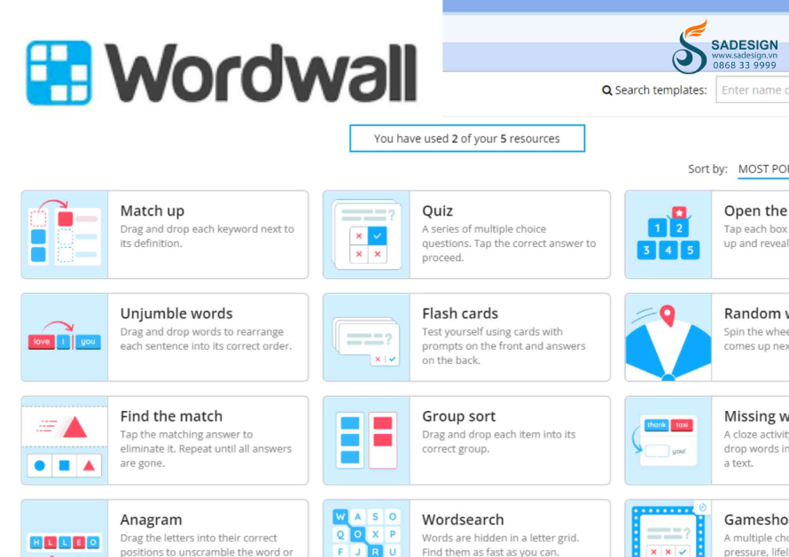 Wordwall là ứng dụng gì