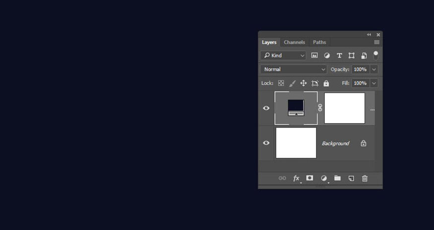 Tạo một tài liệu mới trong Photoshop có kích thước 960 x 720 px. 