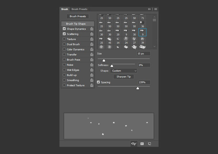 Brush Tip Shape