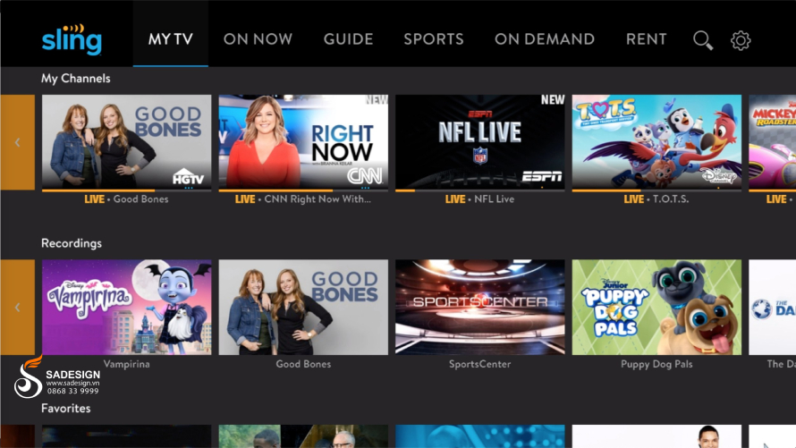 SlingTV là ứng dụng gì