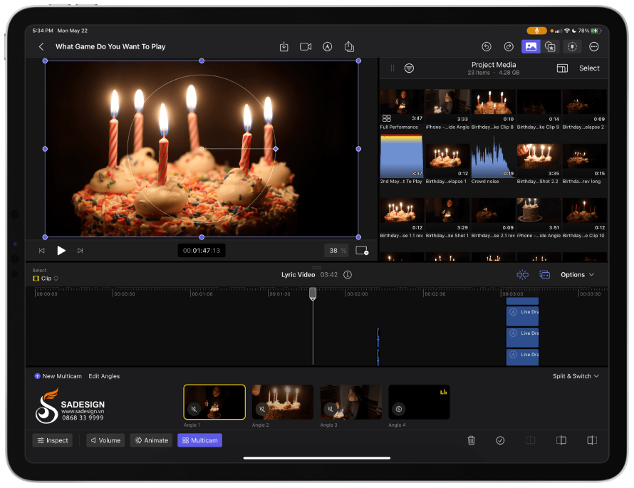 Hướng dẫn mua tài khoản Final Cut Pro tại SaDesign