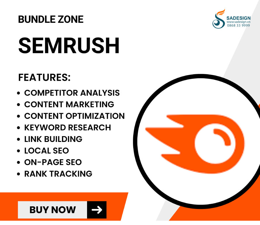 Tính năng trên tài khoản Semrush Guru