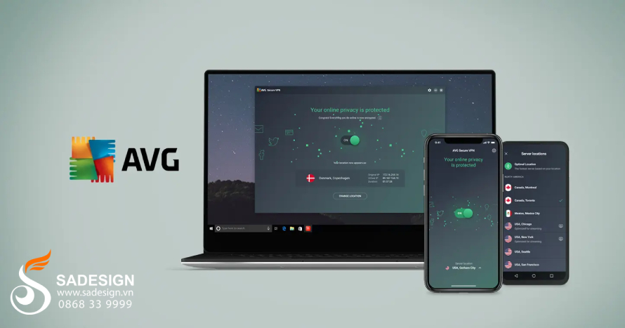 Hướng dẫn mua key AVG Secure VPN tại SaDesign