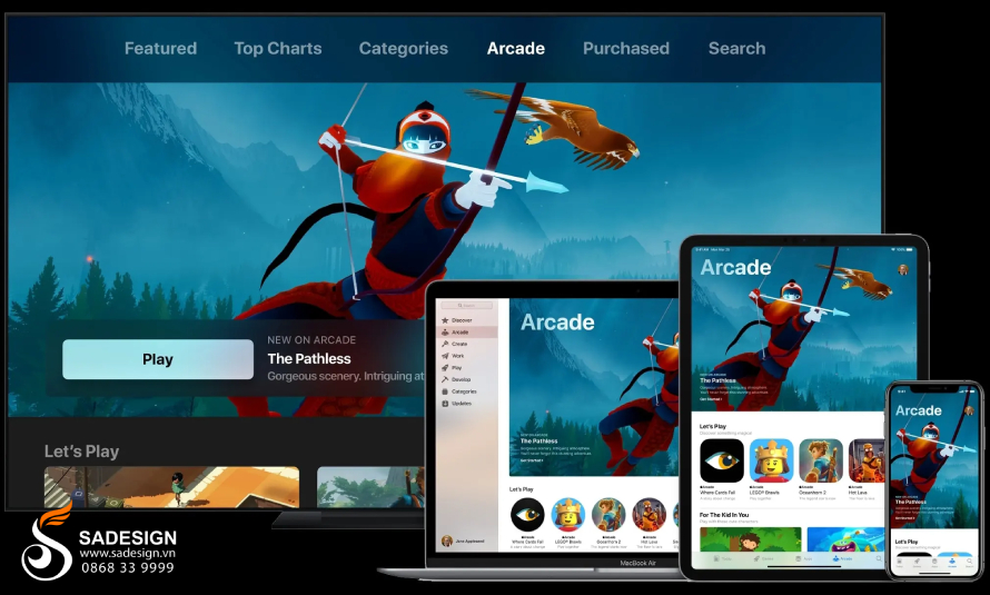 Hướng dẫn mua tài khoản Apple Arcade tại SaDesign