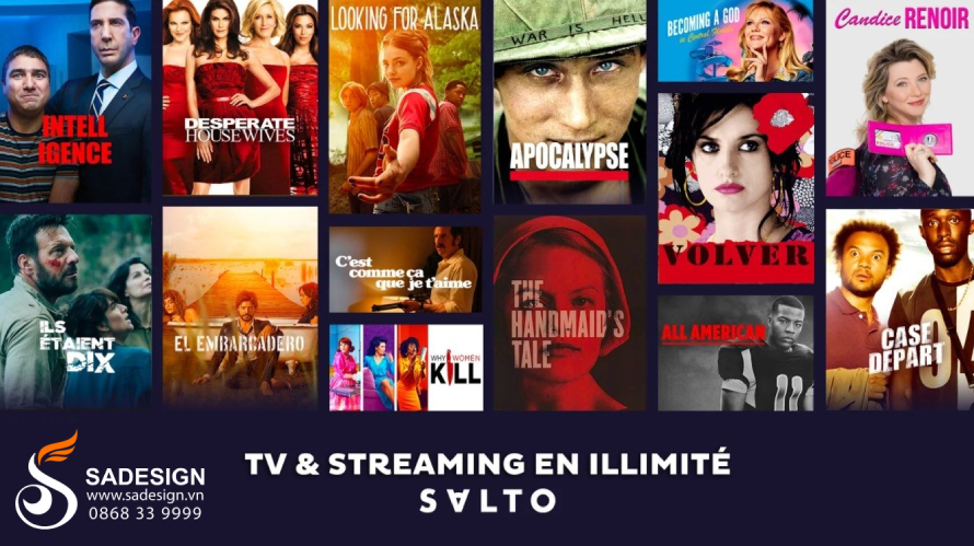 So sánh Salto với các ứng dụng Netflix, HBO, Disney Plus