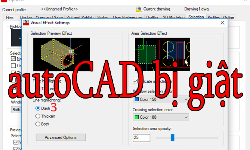 Cách sửa lỗi AutoCAD bị giật - lag khi sử dụng trên máy tính