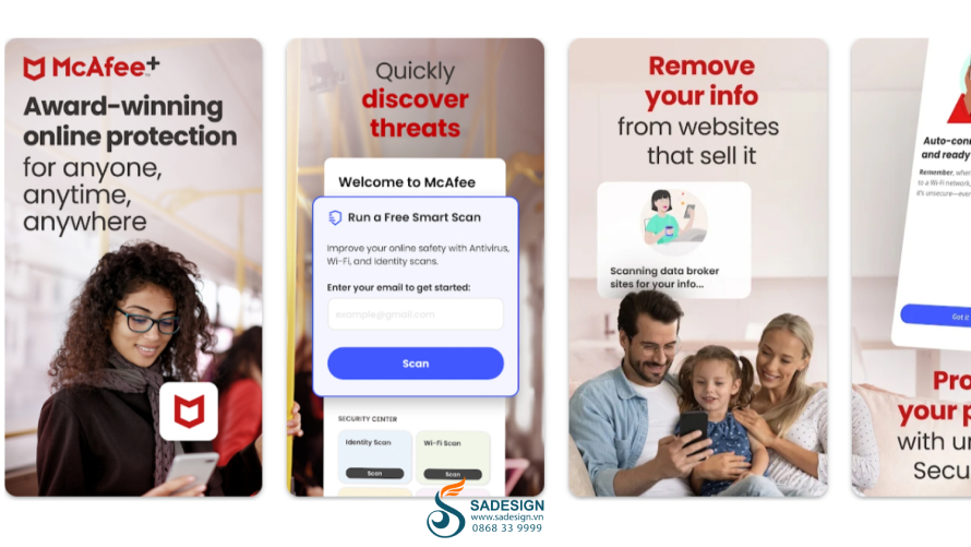 Hướng dẫn mua key McAfee Mobile Security Plus VPN tại SaDesign