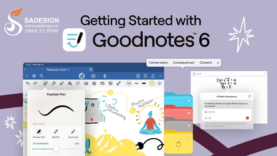 Hướng dẫn mua tài khoản Goodnotes 6 trên SaDesign