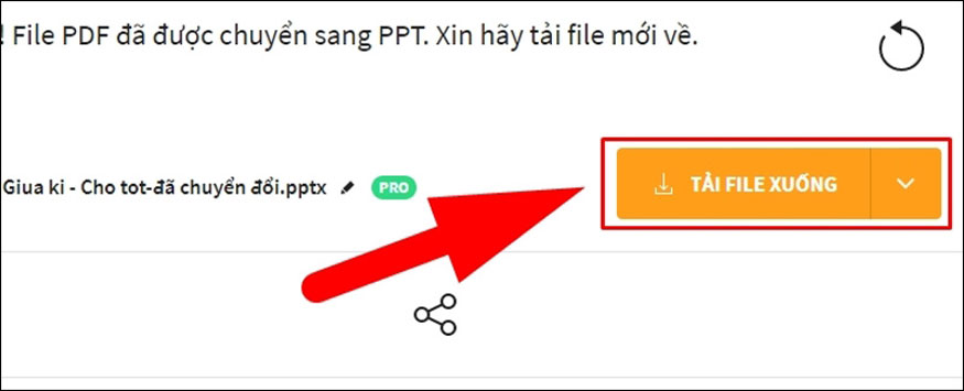 tự động chuyển đổi file PDF sang PowerPoint