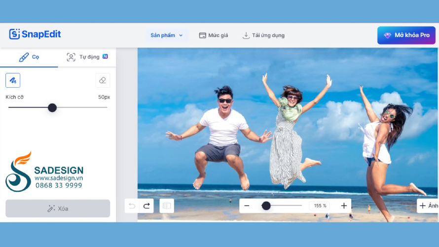 Hướng dẫn mua tài khoản SnapEdit PRO tại SaDesign 