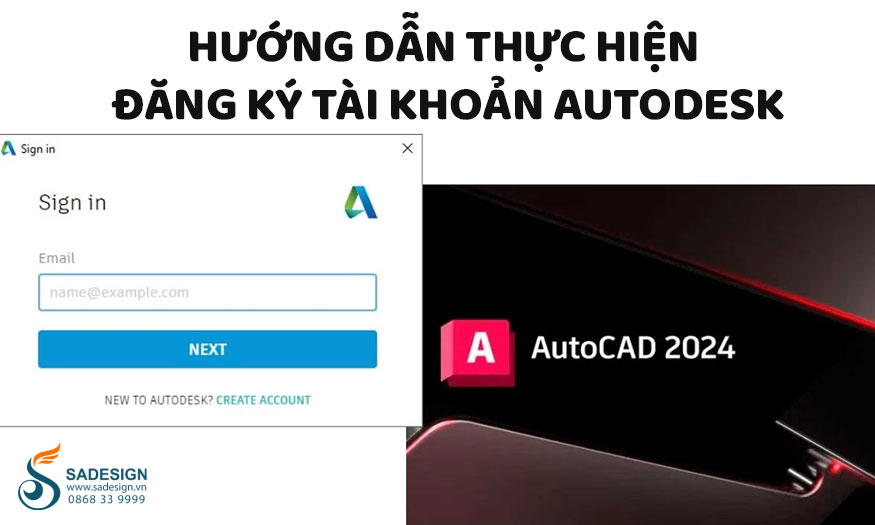 đăng ký tài khoản Autodesk