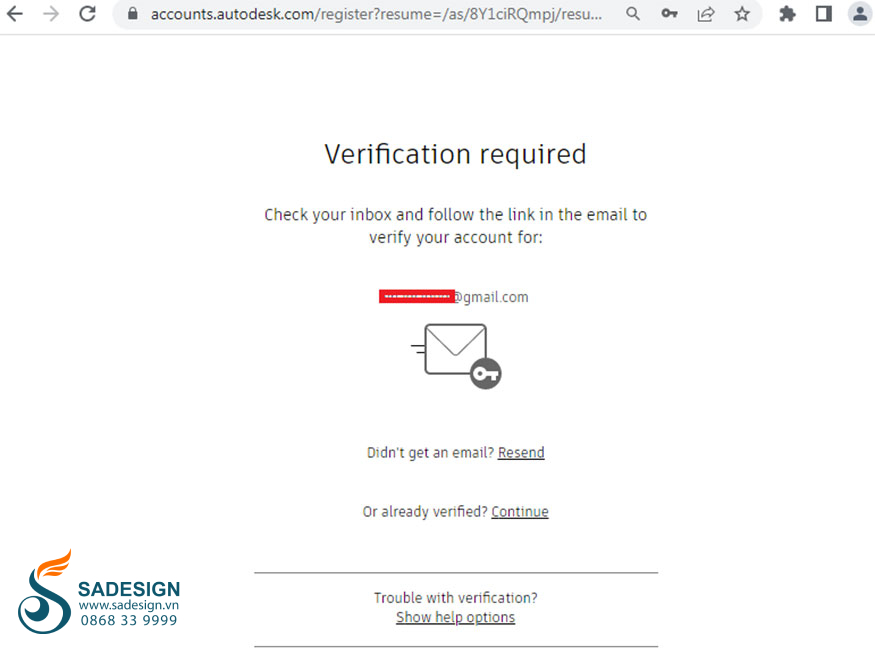 Cách thực hiện đăng ký tài khoản Autodesk qua Email