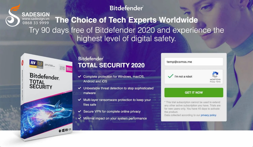 Bitdefender Total Security là phần mềm gì