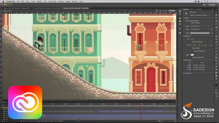 Adobe Animate là phần mềm gì