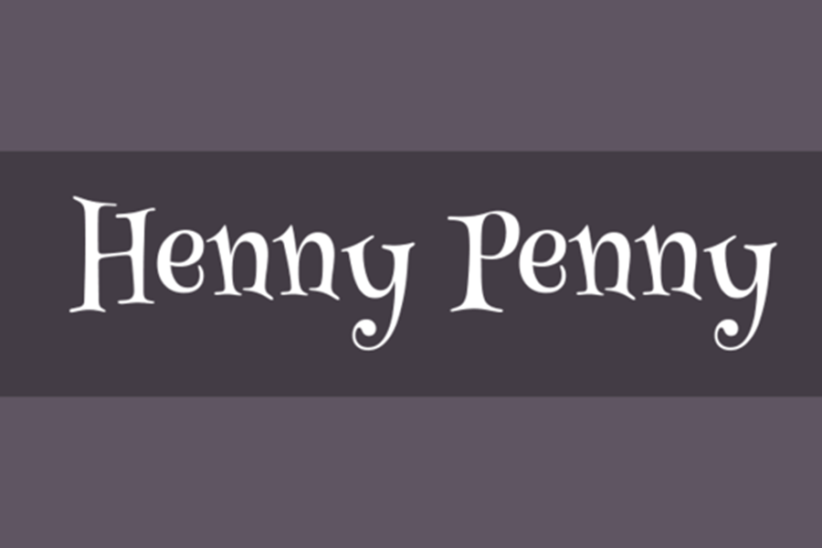 Download Font Chữ Henny Penny Miễn Phí Cho Photoshop