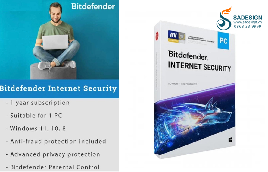 Hướng dẫn mua key Bitdefender Internet Security tại SaDesign