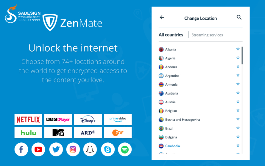 Zenmate VPN là ứng dụng gì