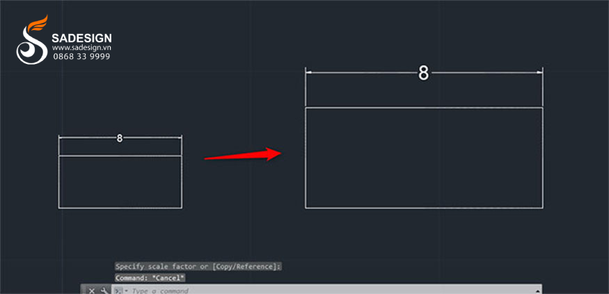 Scale không thay đổi kích thước trong Cad có cần thiết