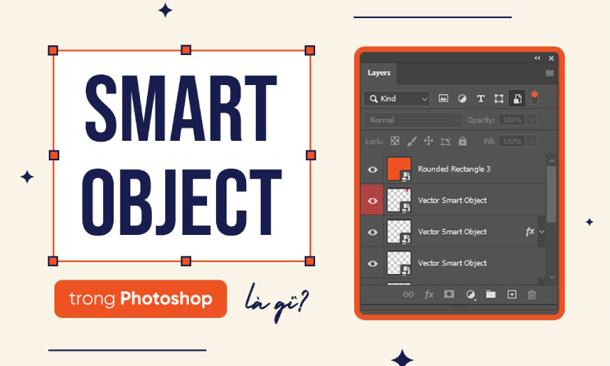 Tất tần tật về Smart Object trong photoshop