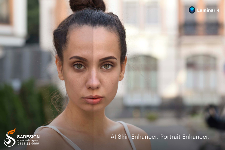 tính năng Portrait Enhancer của phần mềm Luminar AI 